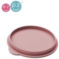 EZPZ Silikonowa miseczka z podkładką 2w1 Mini Bowl pastelowy róż + pokrywka 12.jpg