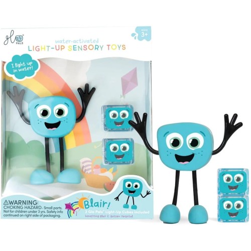 Glo Pals Postać do kąpieli Blair - zestaw z dwiema kostkami sensorycznymi świecącymi w wodzie 1.jpg