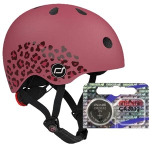 SCOOTANDRIDE Kask XXS-S dla dzieci 1-5 lat Wildcat + bateria